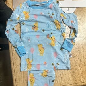 Sunny & Mama Pooh bear 2 pc bamboo pajama